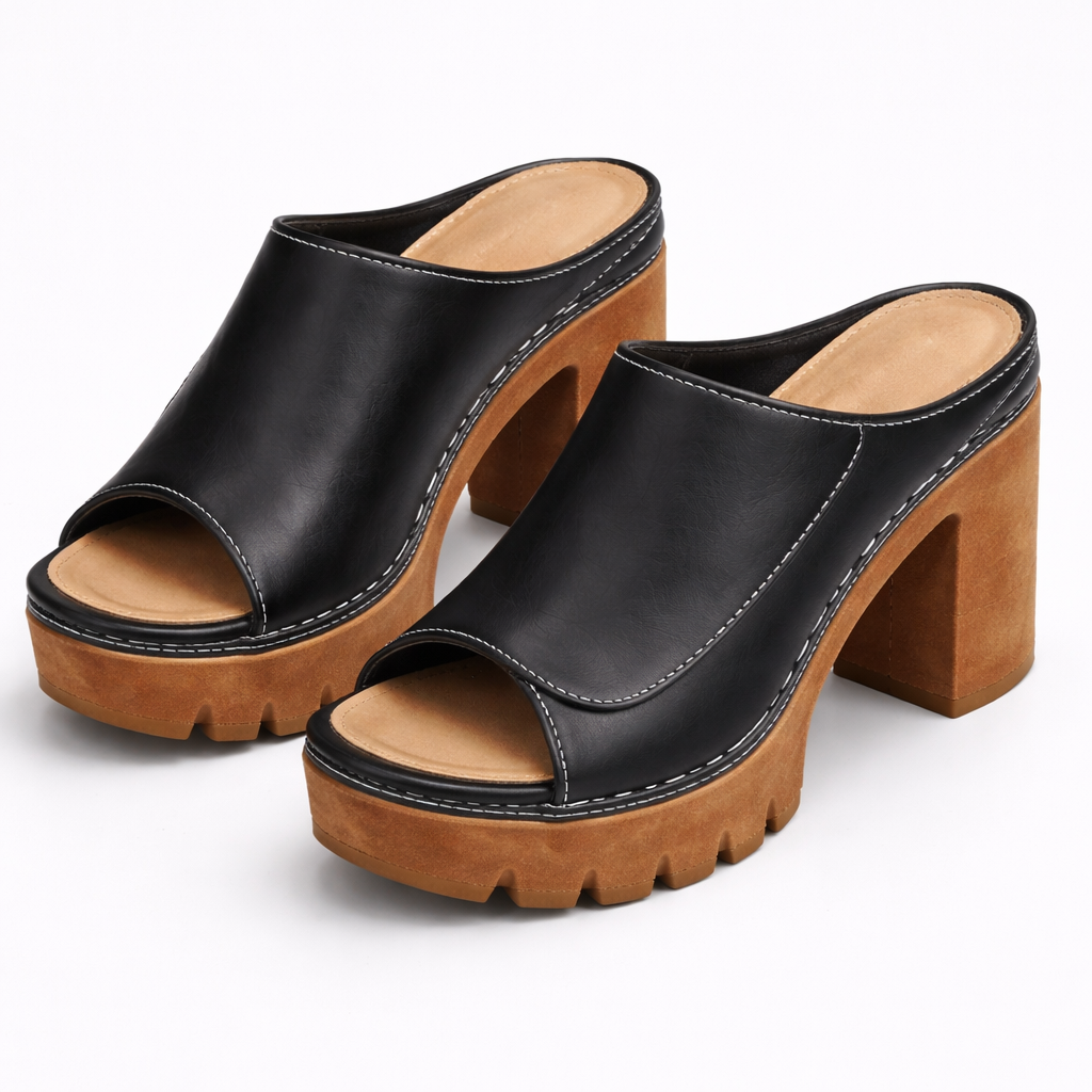 CAROLINA | Zapatos de Tacón Con Plataforma