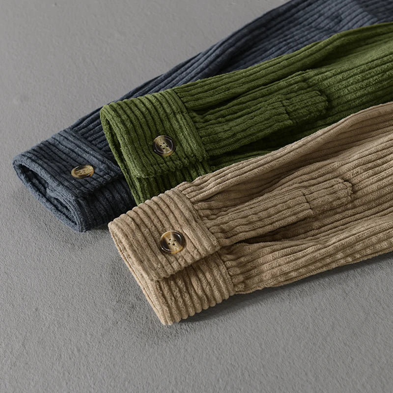 RAFAEL™ | Chemise Velours Côtelé Élégance Intemporelle