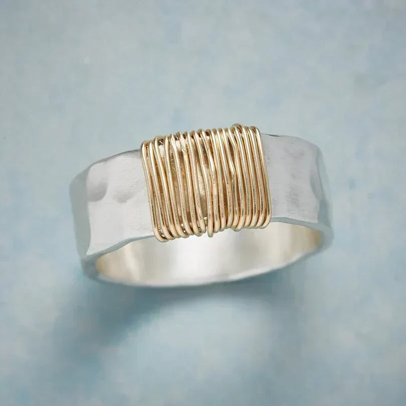 Bague Fils Boho Dorée