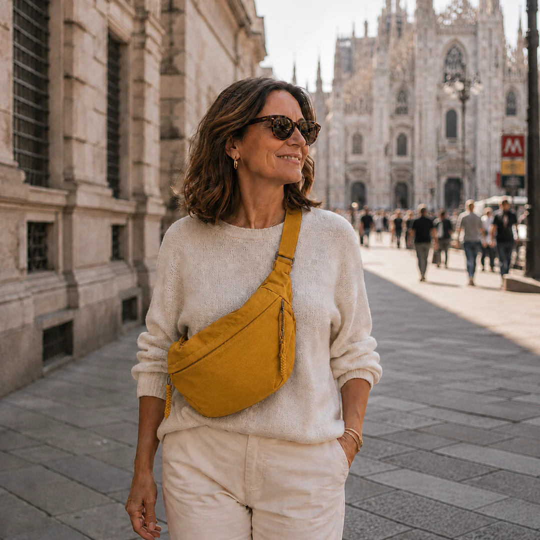 LUCIA | Bolso de Hombro Amarillo