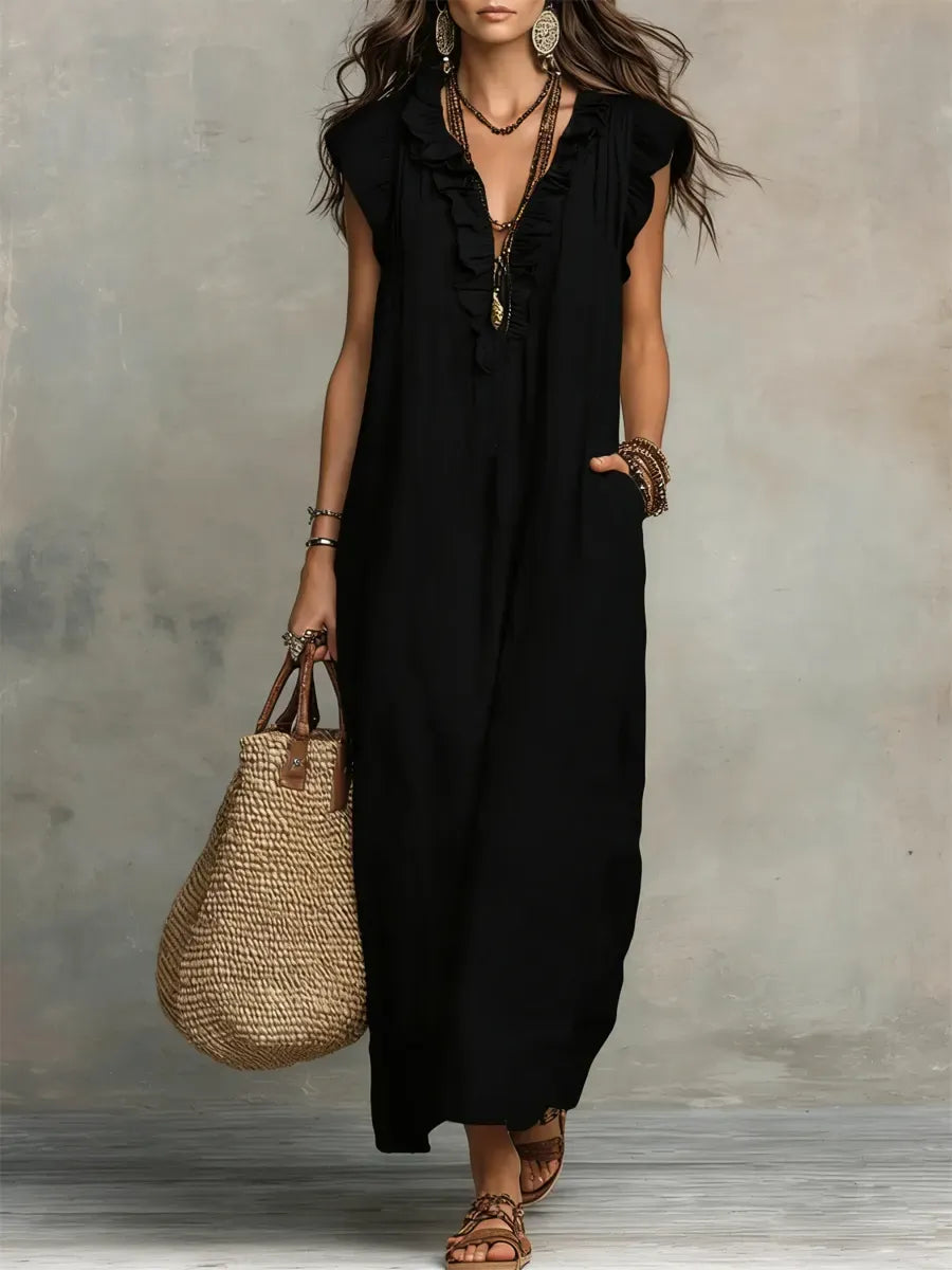 ALEXANDRA | Vestido Largo de Estilo Bohemio