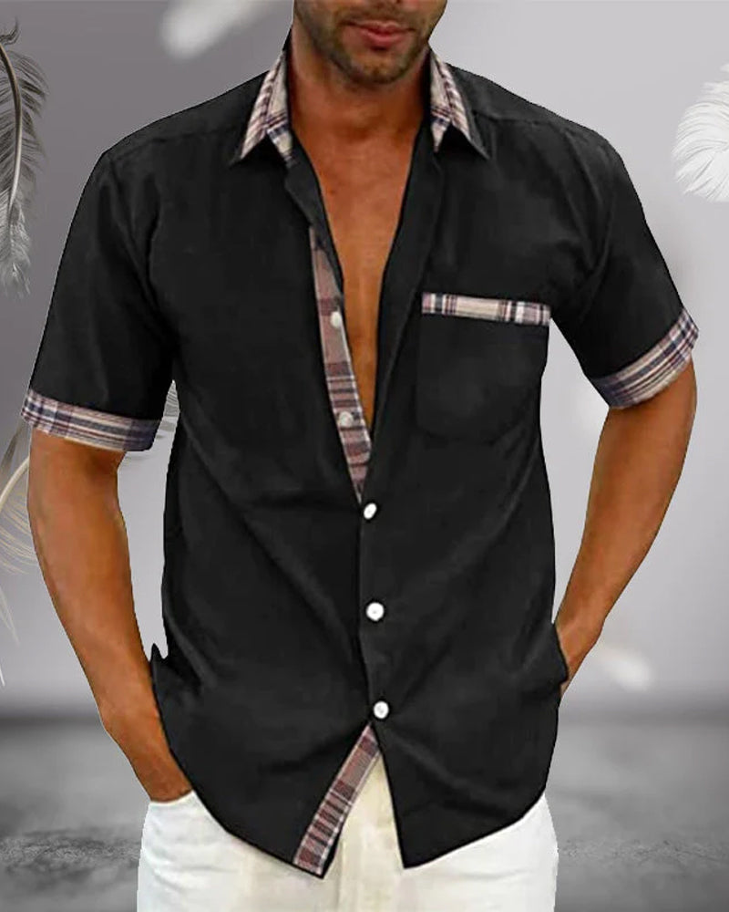 Laurent | Chemise à manches courtes pour hommes