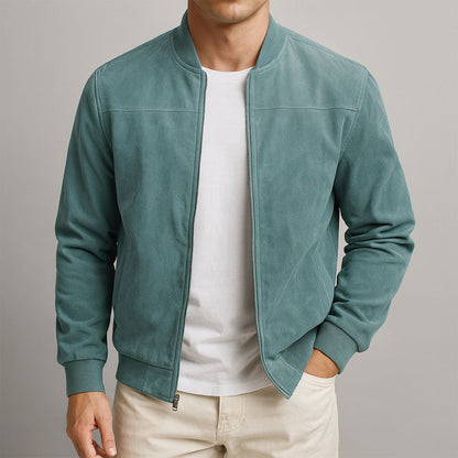 Marceaux™ – Le Blouson en Suède Authentique pour Homme