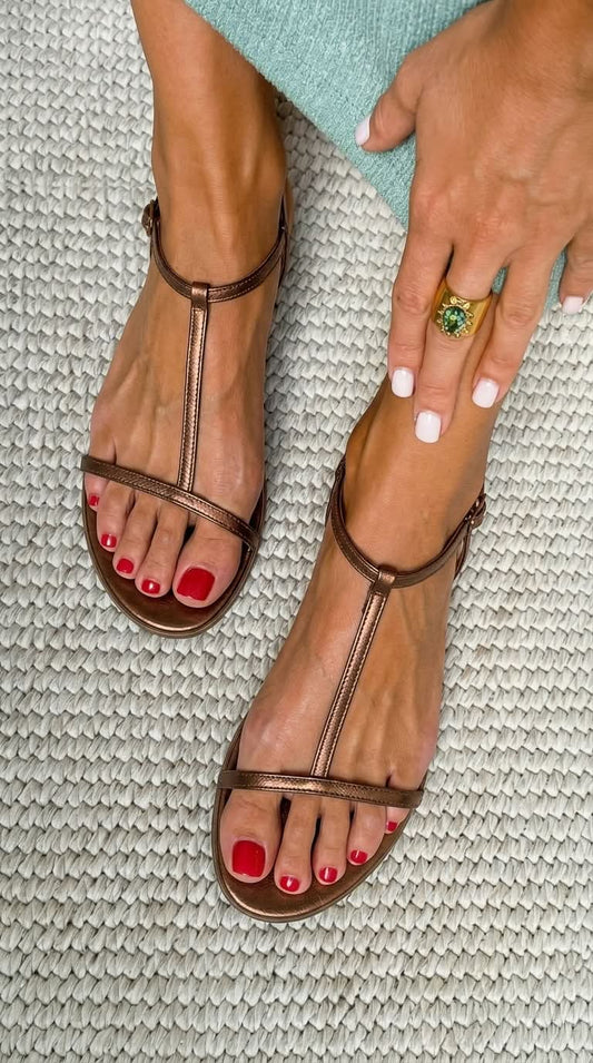 Ludovika | Golden Sandals Spring