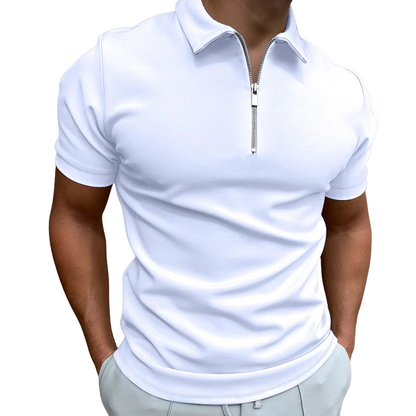 GREGORIO | POLO MODERNE AVEC ZIP MI-HAUT