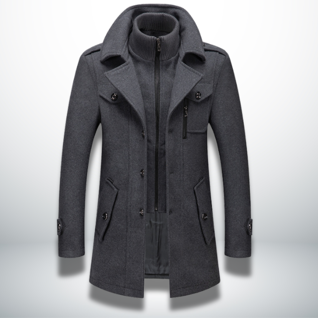 Laurentis™ – Le Manteau d’Hiver Élégant et Confortable pour Homme