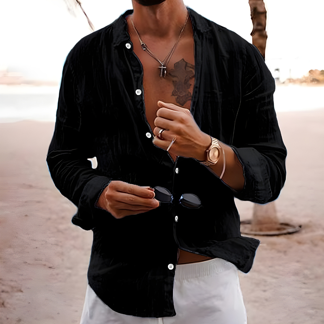 CHEMISE D'ÉTÉ EN COTON NATUREL