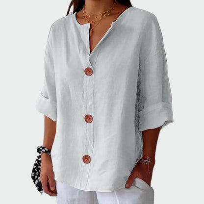 Blouse Texturée Décontractée