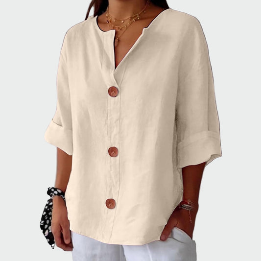 Blouse Texturée Décontractée