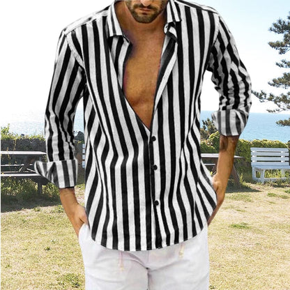 Alain | Chemise à rayures pour hommes