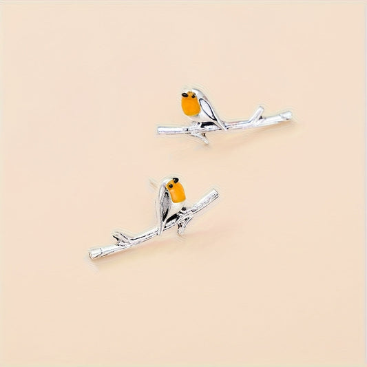 Boucles d'oreilles Cartoon Oiseau