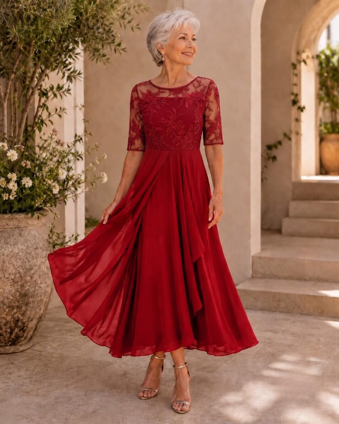 Carmen | Robe élégante en dentelle