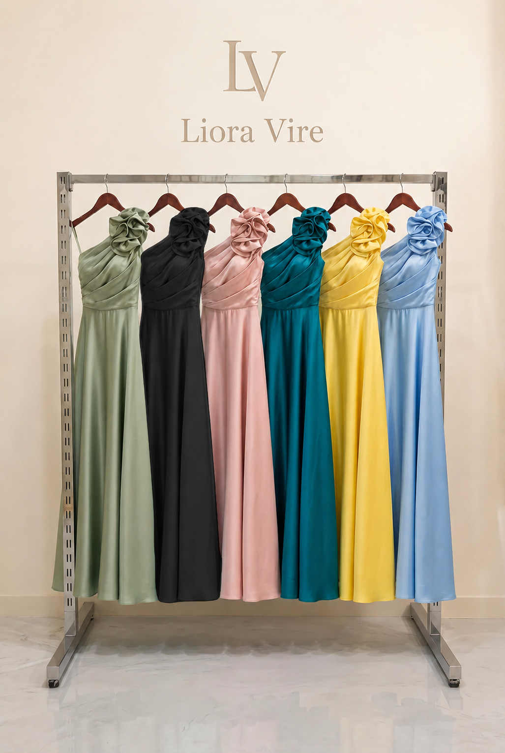 ELSA | Vestido Largo Monohombro