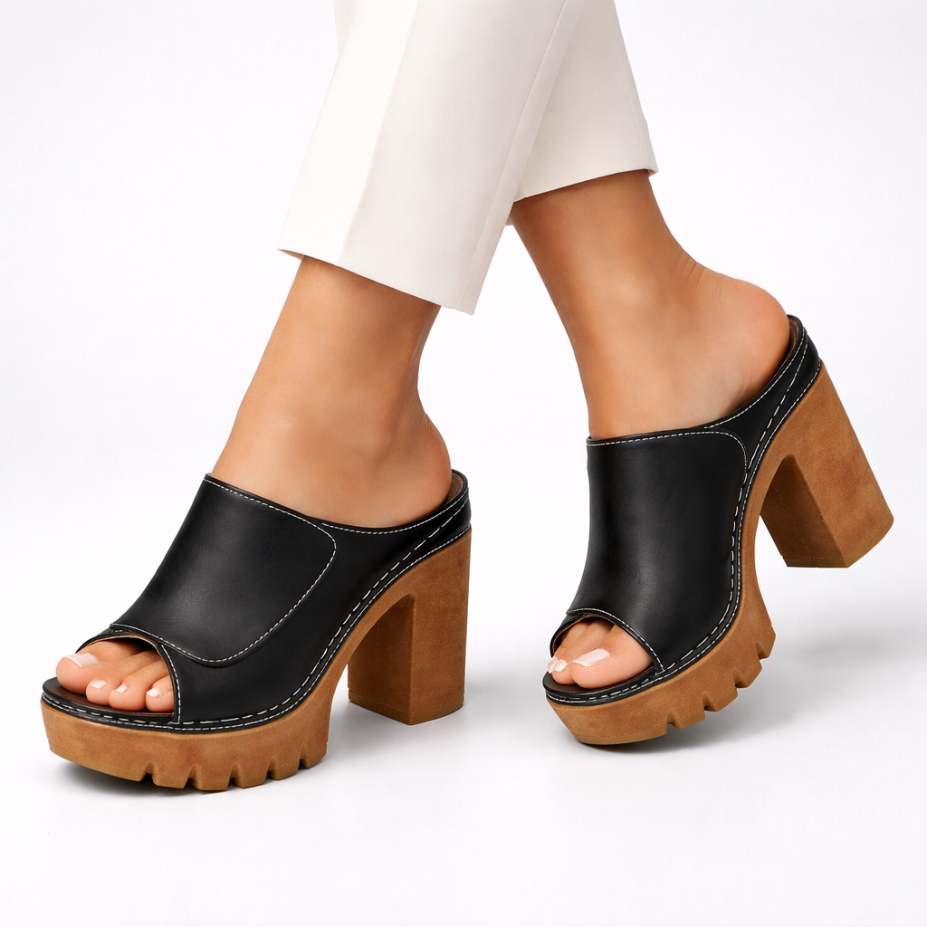 CAROLINA | Zapatos de Tacón Con Plataforma