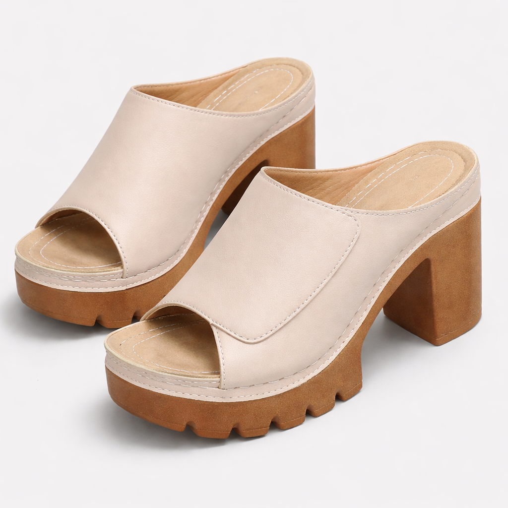 CAROLINA | Zapatos de Tacón Con Plataforma