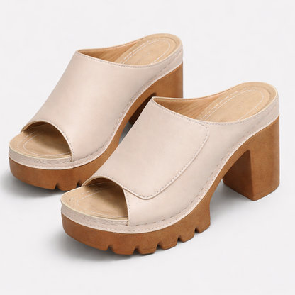 CAROLINA | Zapatos de Tacón Con Plataforma