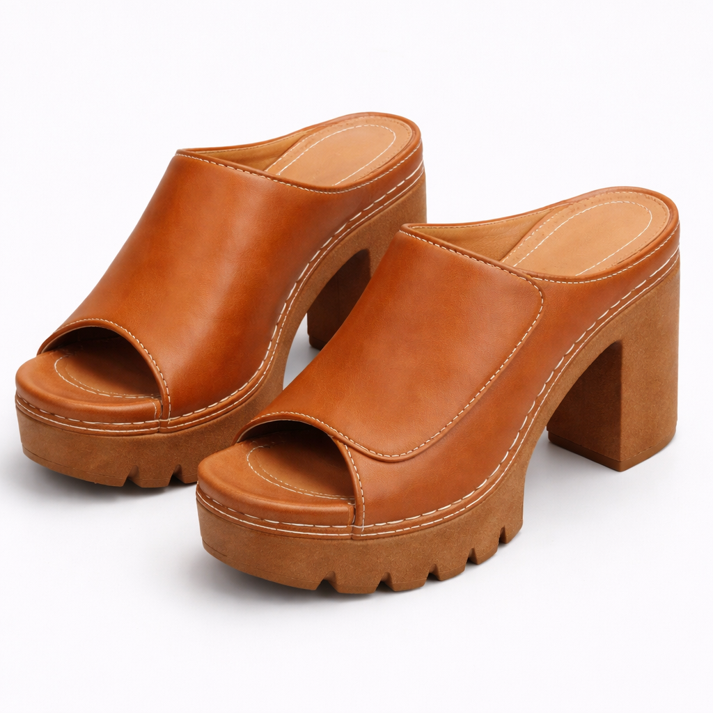 CAROLINA | Zapatos de Tacón Con Plataforma