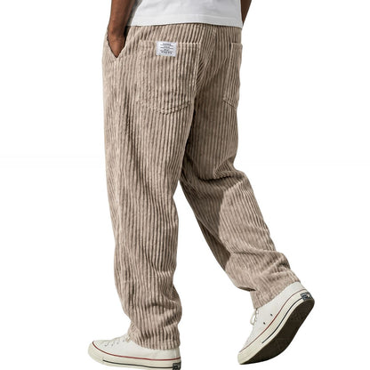 Pantalon en velours côtelé - Kaki