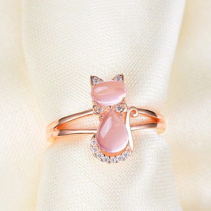 Bague en or rose