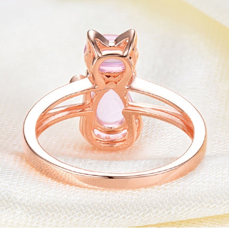Bague en or rose