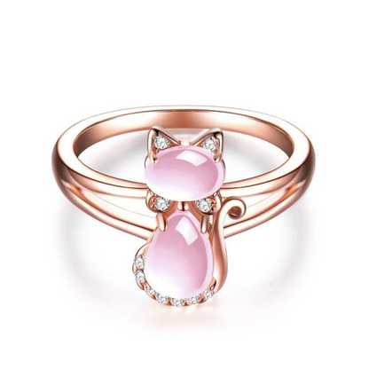 Bague en or rose