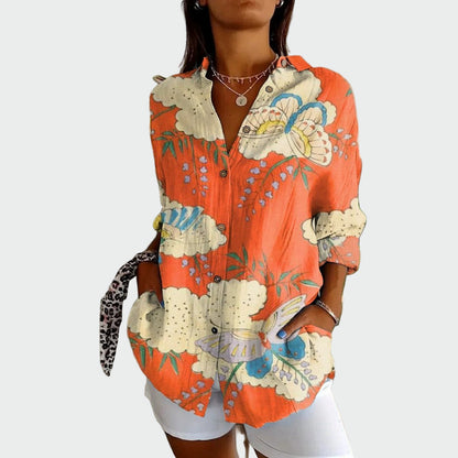 Chemise Élégante Imprimé Floral