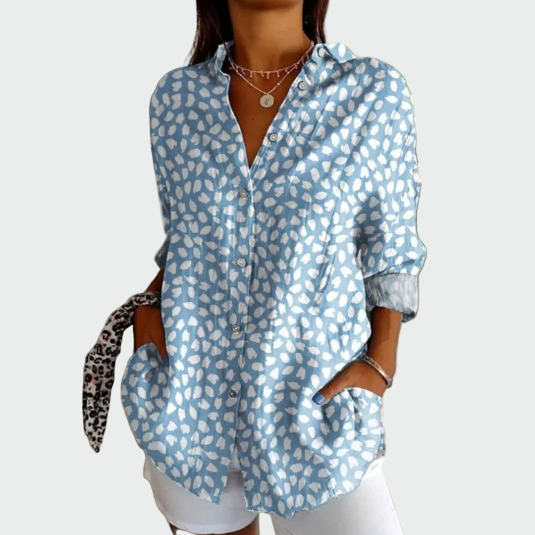 Chemise Élégante Imprimé Floral