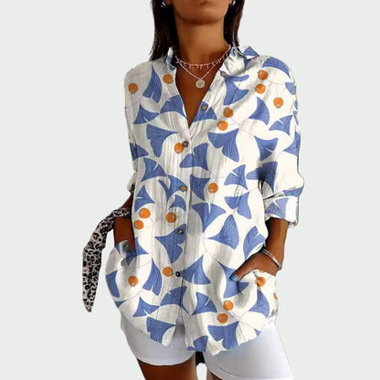Chemise Élégante Imprimé Floral
