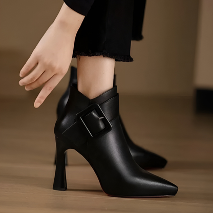 CLAUDINE™ | Bottines à Talon Élégant