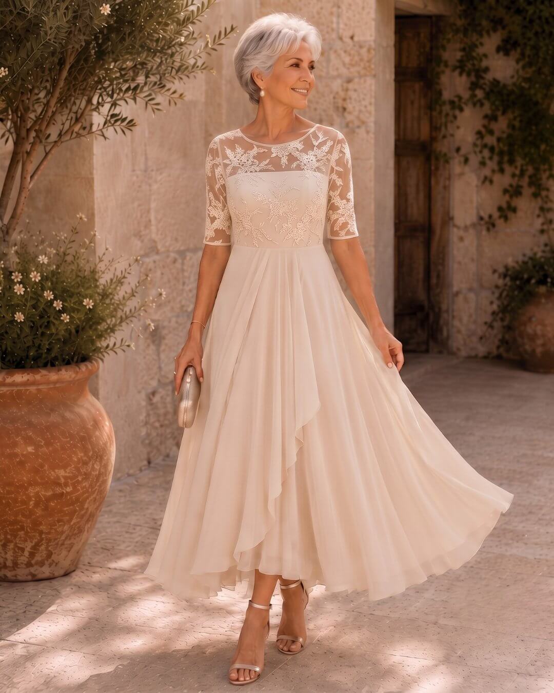 Carmen | Robe élégante en dentelle