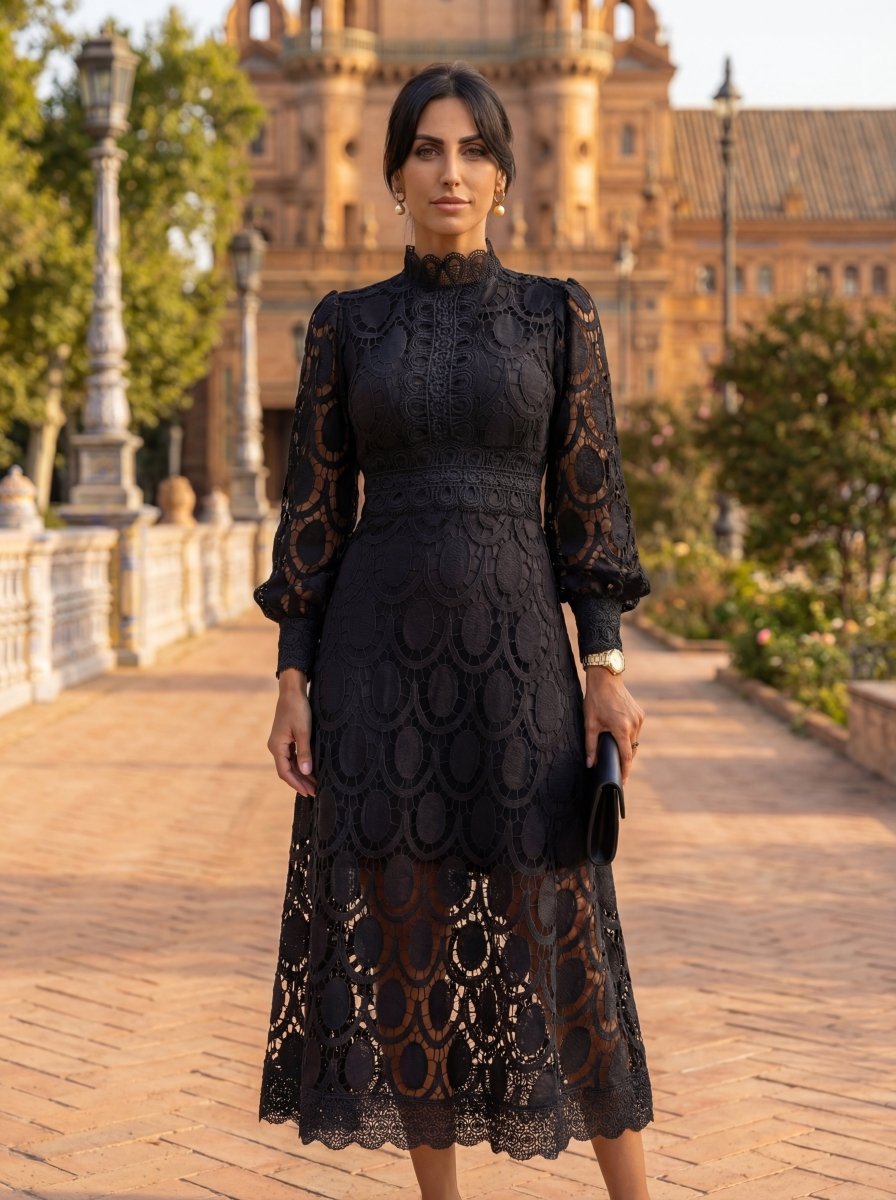 Carmona | Robe en dentelle de printemps