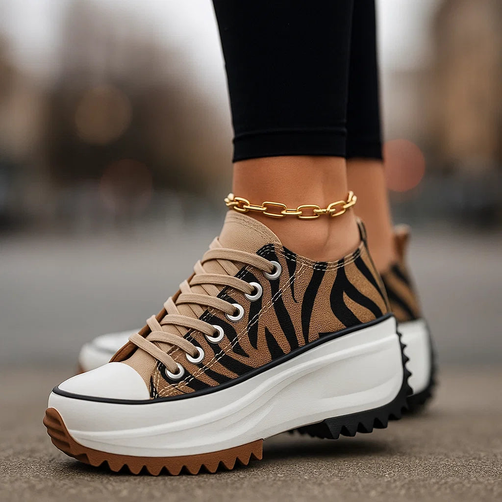Arlina™ | Sneakers à Semelle Rehaussée