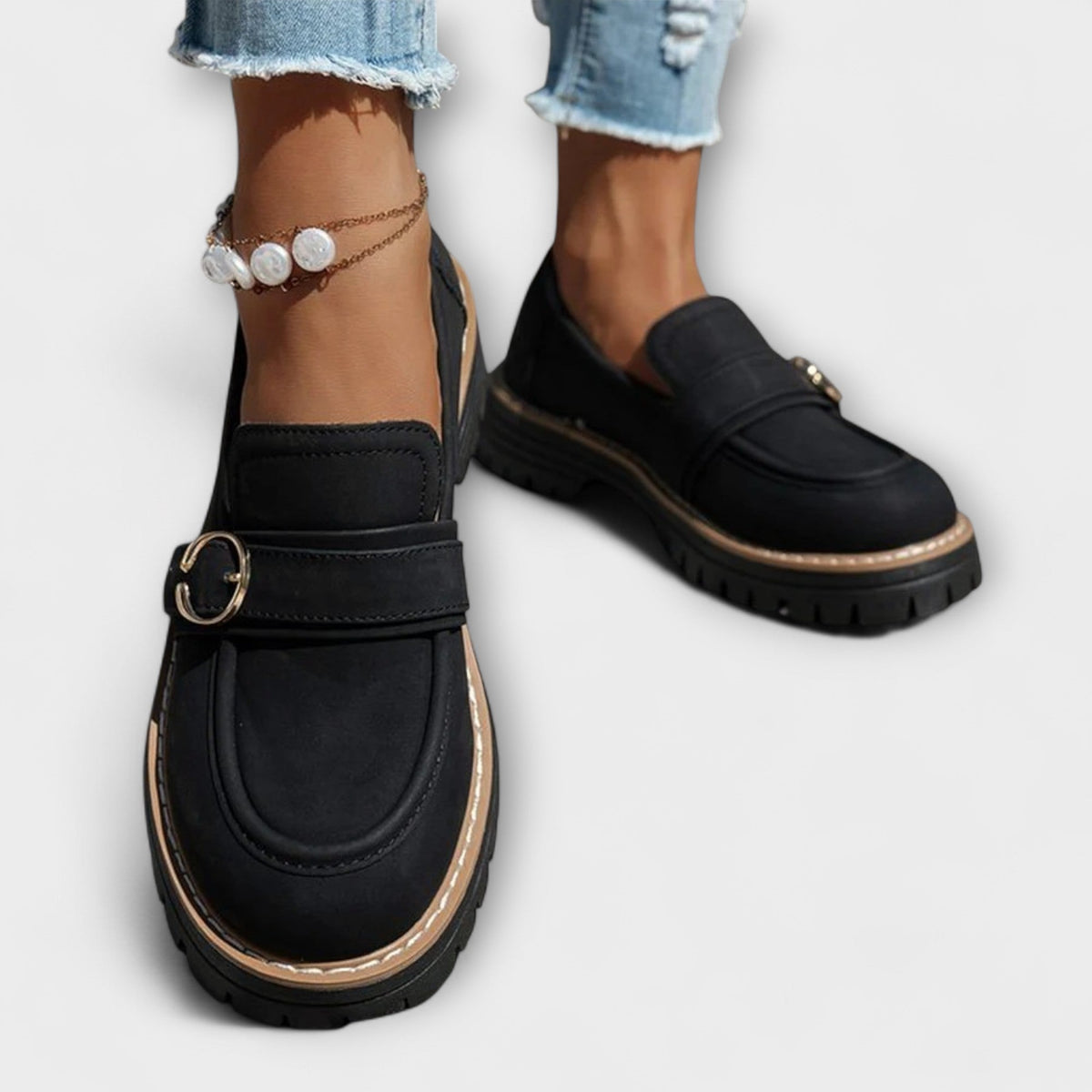 Sylvie™ | Mocassins Casual à Bout Rond