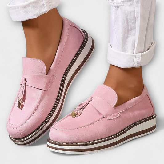 Elvira™ | Mocassins Casual à Bout Rond