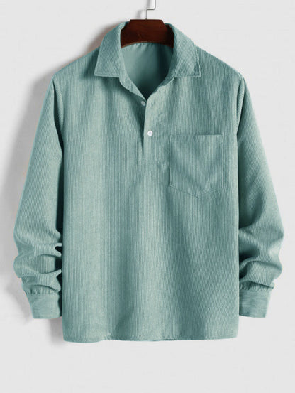 Reese | Pull en Velours Côtelé au Tissu Élégant pour Homme