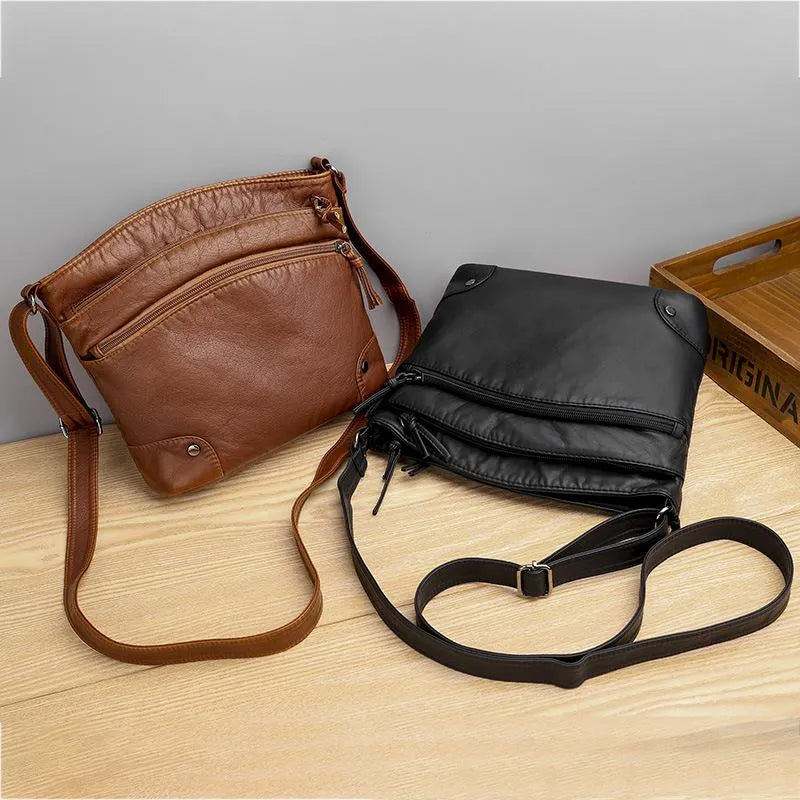 Sac à épaule en cuir Astrid™