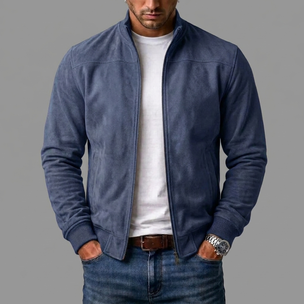 Julien | Blouson bombardier en daim