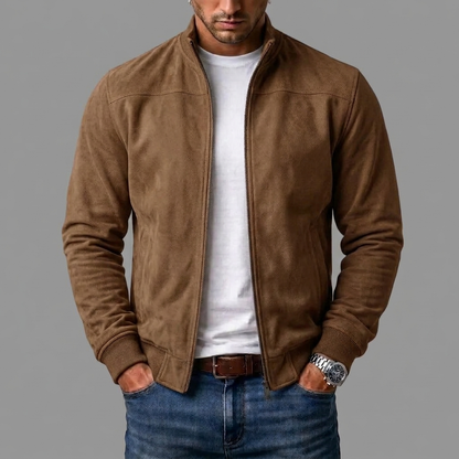 Julien | Blouson bombardier en daim