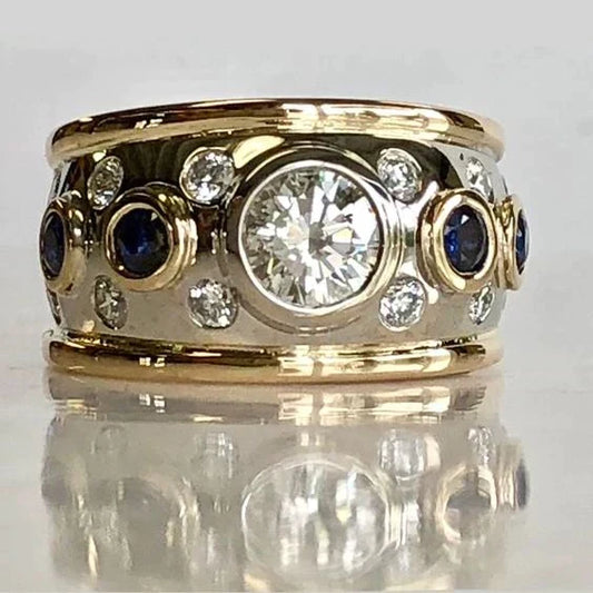 Bague Vintage en Or avec Zirconia