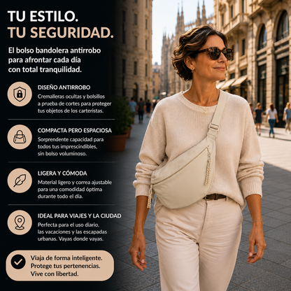 MARTA | Bolso de Hombro Beige