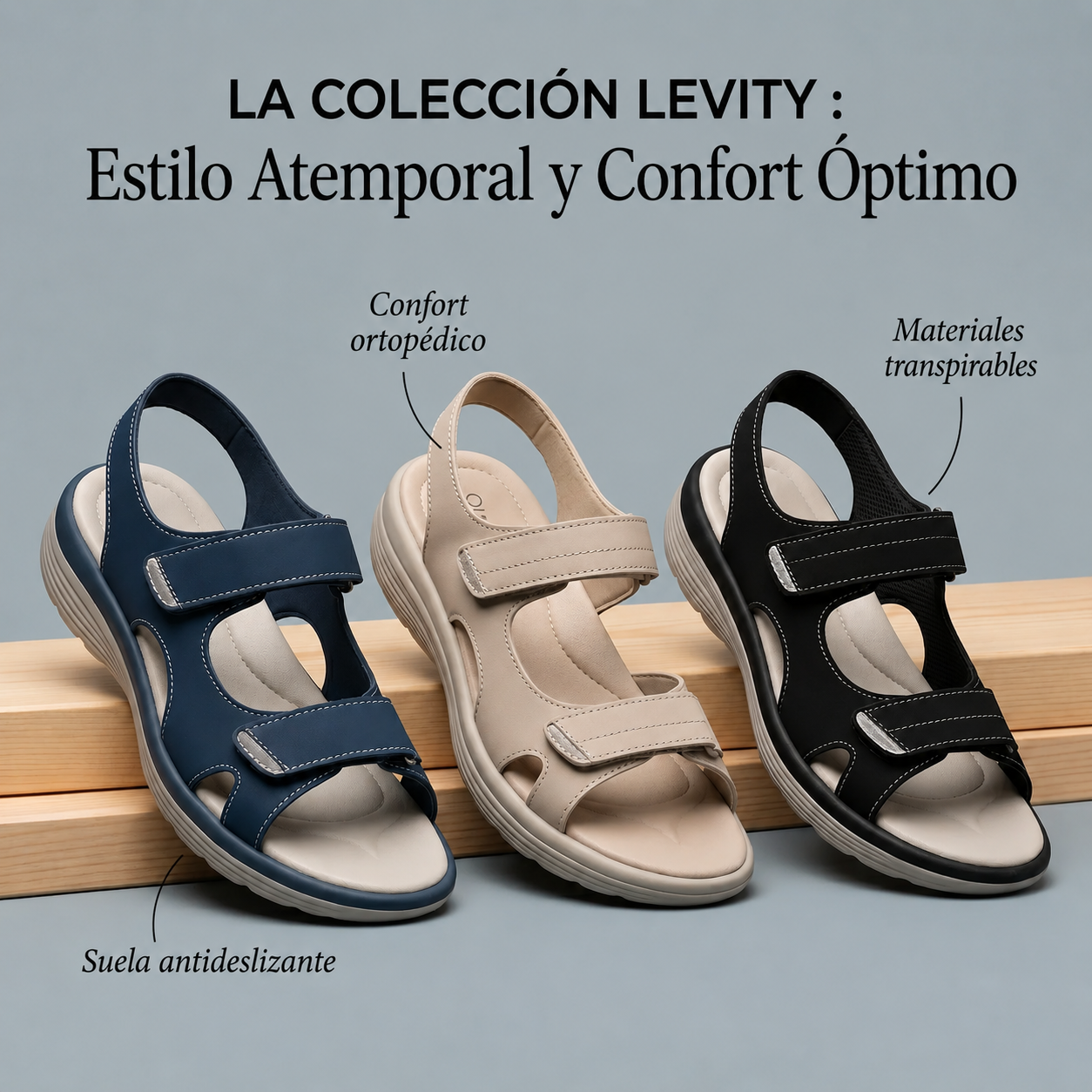 SARA | Sandalias cómodas y ajustables