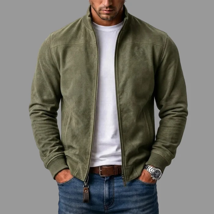 Julien | Blouson bombardier en daim
