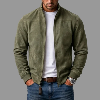 Julien | Blouson bombardier en daim