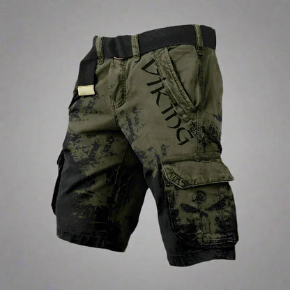 DAVID | Pantalones Cortos Cómodos Cargo de Estilo Vikingo