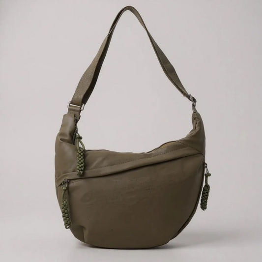CARMEN | Bolso de Hombro Verde Oliva