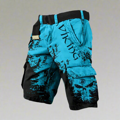DAVID | Pantalones Cortos Cómodos Cargo de Estilo Vikingo