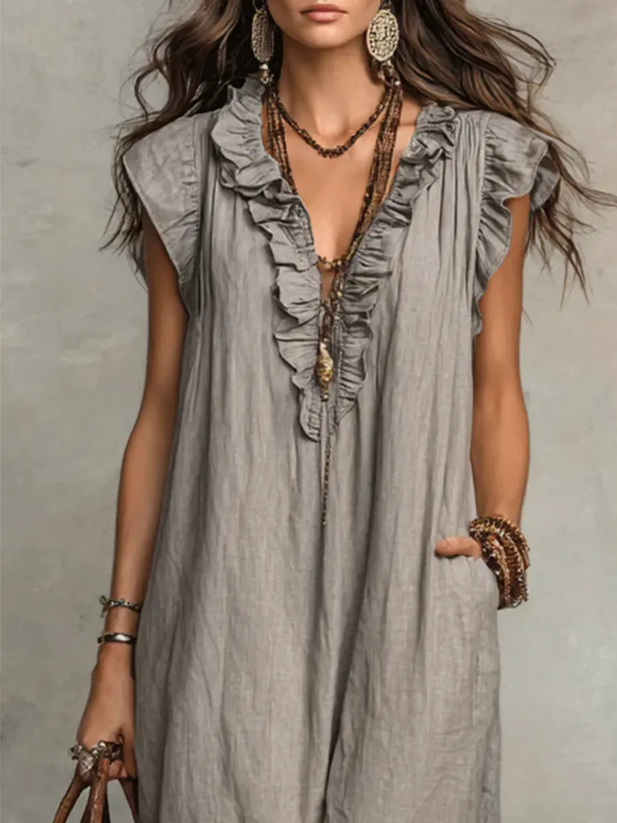 ALEXANDRA | Vestido Largo de Estilo Bohemio