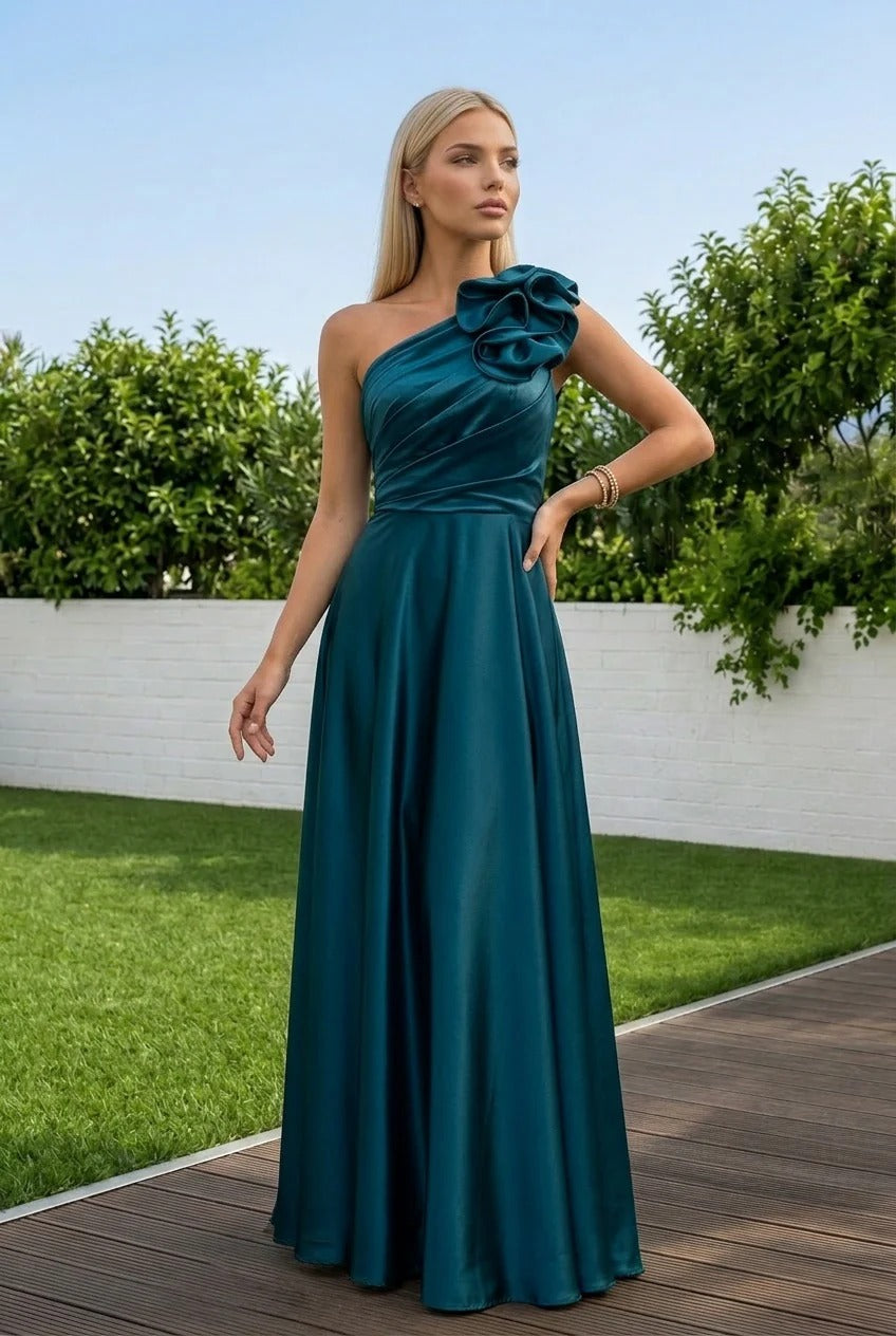 ELSA | Vestido Largo Monohombro