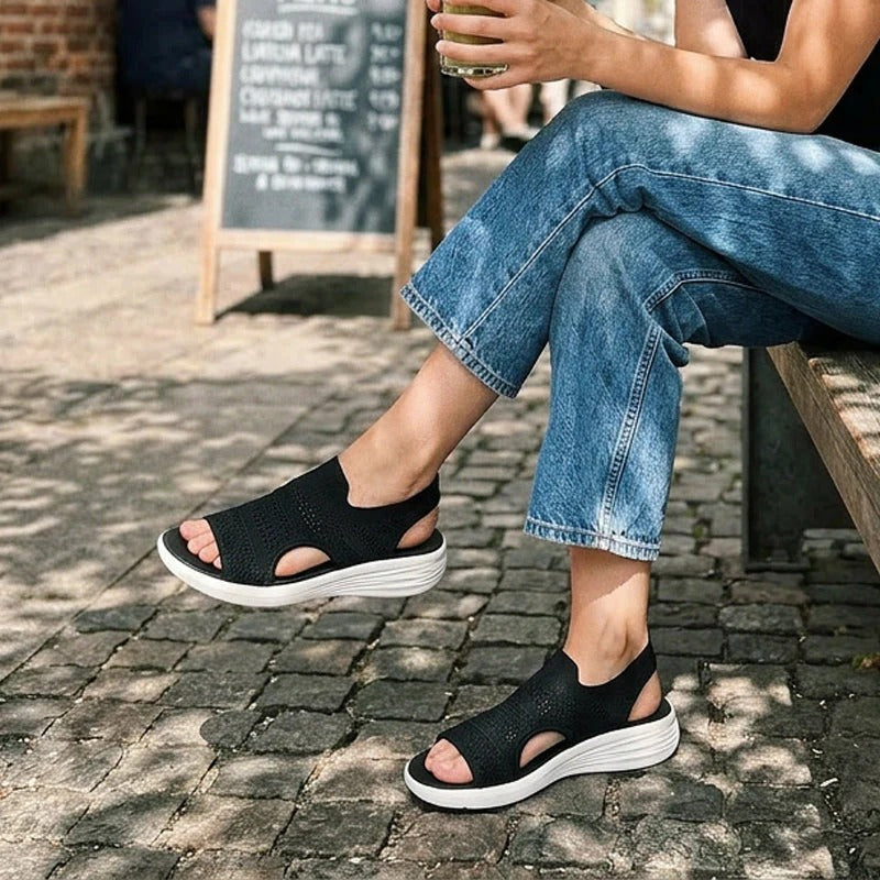 BIANCA | Sandalias con Plataforma Transpirable