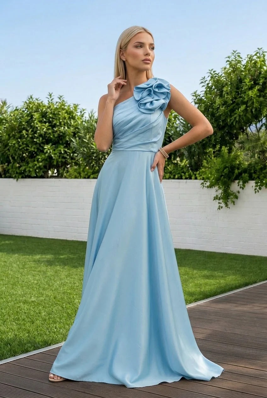 ELSA | Vestido Largo Monohombro